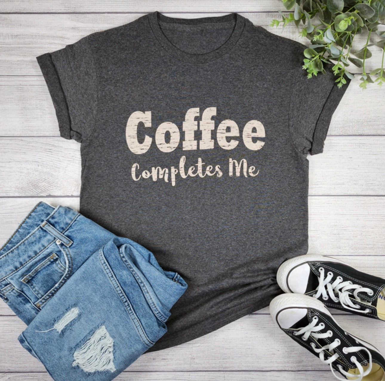 Coffee Completes Me T-shirt